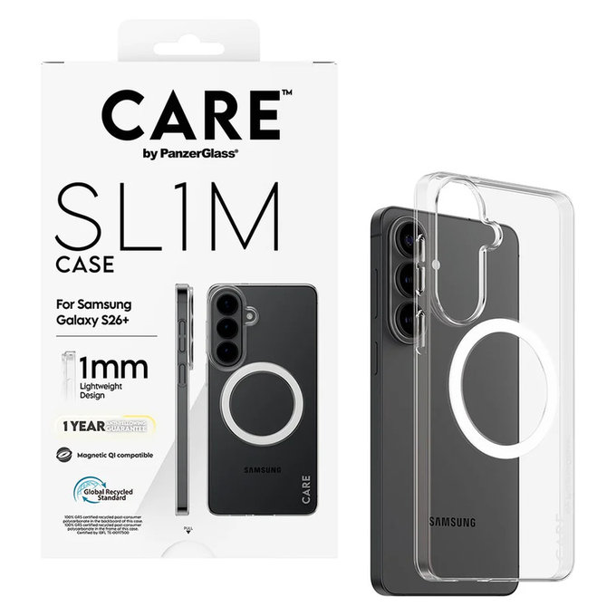 Hülle SL1M für Samsung Galaxy S26+, Transparent, PanzerGlass