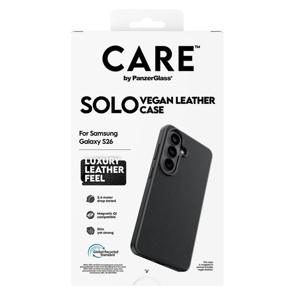 Hülle Solo für Samsung Galaxy S26, Schwarz, PanzerGlass