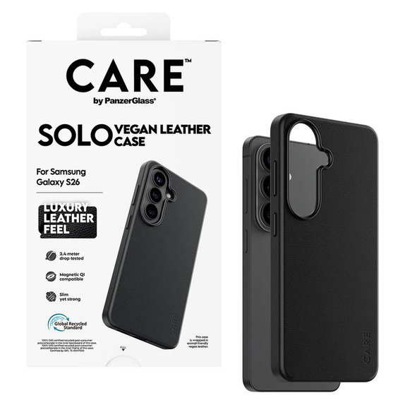 Hülle Solo für Samsung Galaxy S26, Schwarz, PanzerGlass