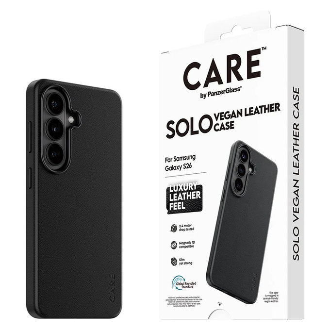 Hülle Solo für Samsung Galaxy S26, Schwarz, PanzerGlass