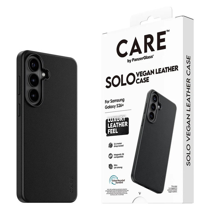 Hülle Solo für Samsung Galaxy S26+, Schwarz, PanzerGlass
