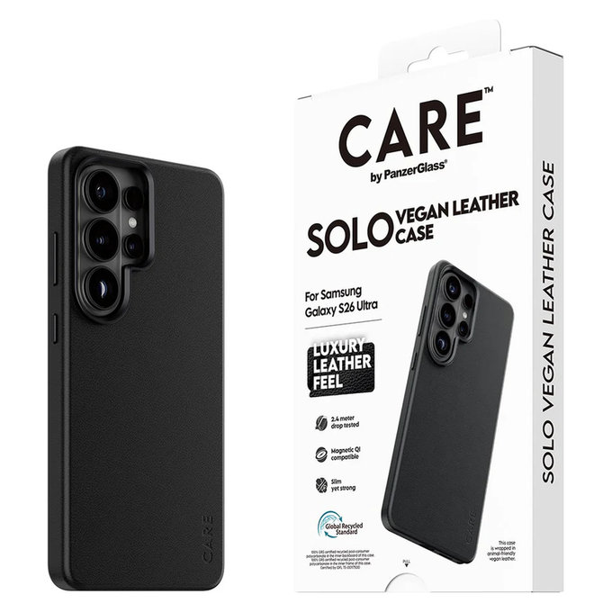 Hülle Solo für Samsung Galaxy S26 Ultra, Schwarz, PanzerGlass