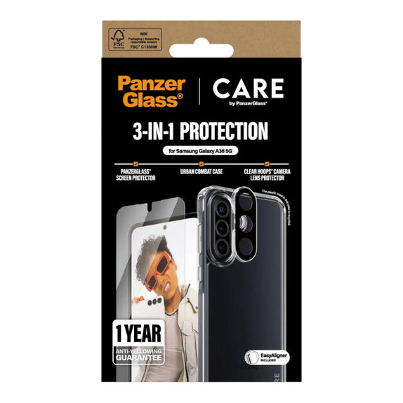 Bundle 3-in-1 für Samsung A36 5G, CARE