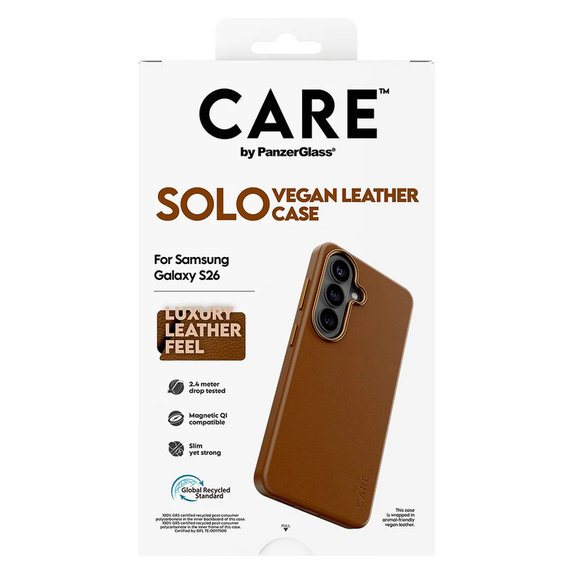 Hülle Solo für Samsung Galaxy S26, Hnedé, PanzerGlass