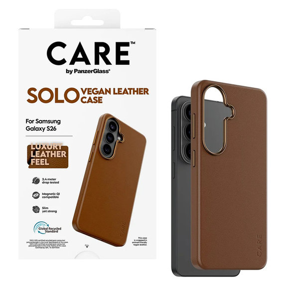 Hülle Solo für Samsung Galaxy S26, Hnedé, PanzerGlass