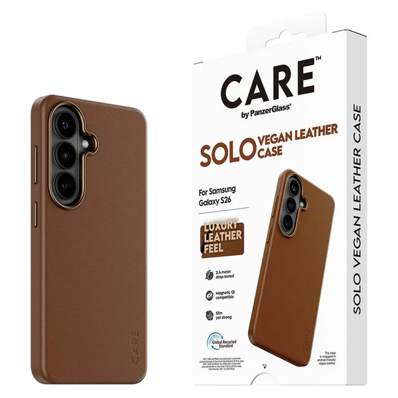 Hülle Solo für Samsung Galaxy S26, Hnedé, PanzerGlass
