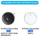 Ersatzteilset für Xiaomi Mi Robot Vacuum Mop 2 Pro, 2 Lite (2x Hauptbürste, 4x Filter, 4x Seitenbürste)
