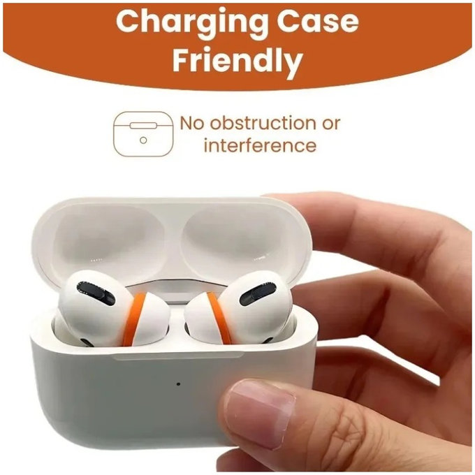 Ersatz-Silikon-Ohrstöpsel für AirPods 3 Pro, Memory Foam, Set (L, M, S), Weiß