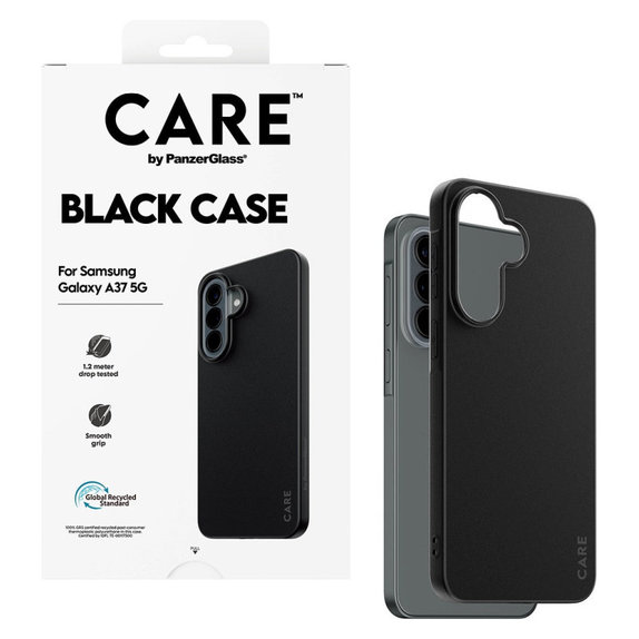 Hülle TPU für Samsung A37, schwarz, CARE