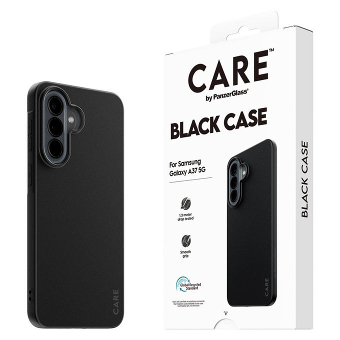 Hülle TPU für Samsung A37, schwarz, CARE