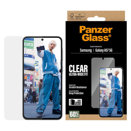 PanzerGlass - UWF Panzerglas mit Applikator für Samsung Galaxy A57, klar