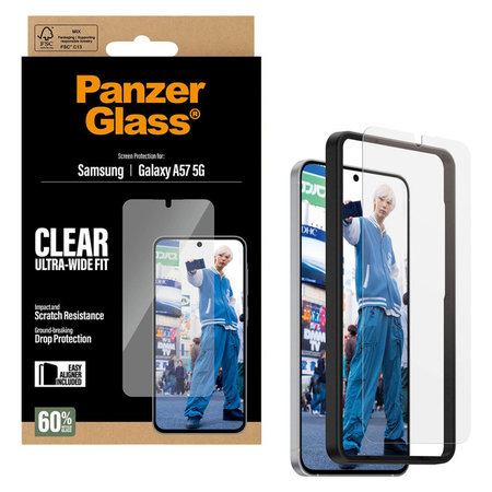 PanzerGlass - UWF Panzerglas mit Applikator für Samsung Galaxy A57, klar
