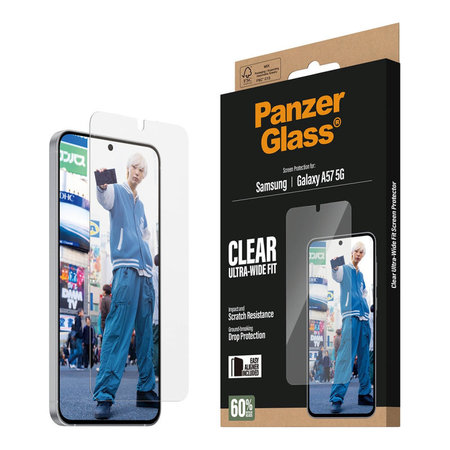 PanzerGlass - UWF Panzerglas mit Applikator für Samsung Galaxy A57, klar