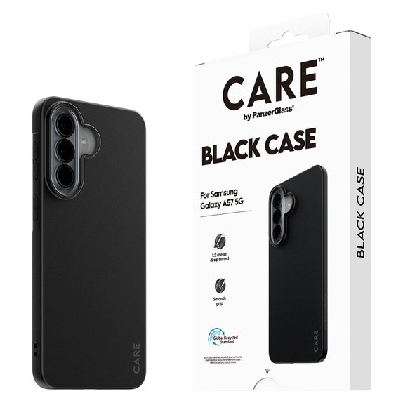 Hülle TPU für Samsung Galaxy A57, Schwarz, PanzerGlass