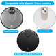 Ersatzteilset für Xiaomi Viomi V2, V2 Pro, V3, SE, Mi Robot Vacuum Mop Pro (P), 2S (1x Hauptbürste, 2x Filter, 2x Seitenbürste, 2x Wischtuch)