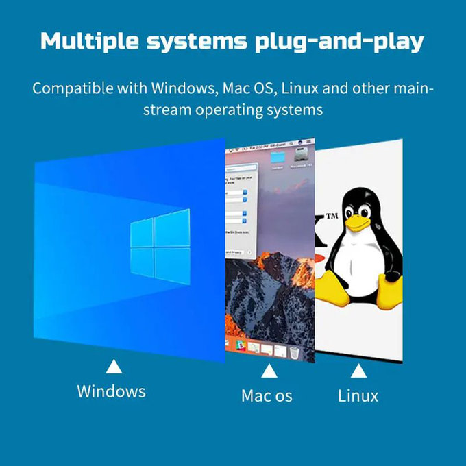 USB 3.0 / USB-C auf SATA Adapter für 2.5" und 3.5" HDD/SSD, mit Netzteil
