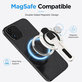 Magnetische Handyhalterung mit Ständer, kompatibel mit MagSafe, Schwarz