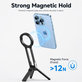 Faltbarer magnetischer Handy-Ständer, kompatibel mit MagSafe, Schwarz