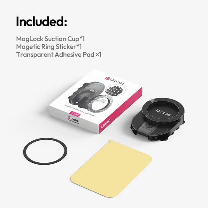 Magnetische Saugnapfhalterung Ulanzi MA39, schwarz