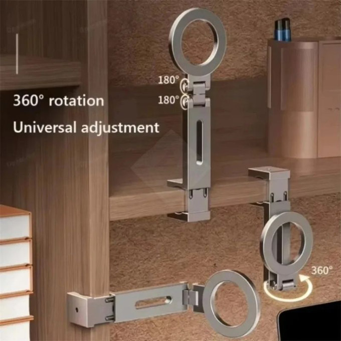 Universelle drehbare magnetische Handyhalterung, grau