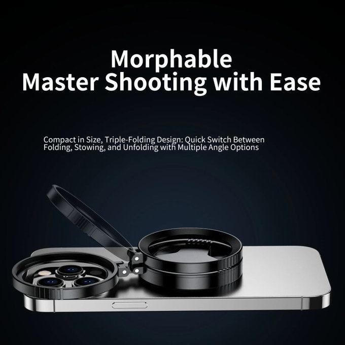 CPL-Polfilter 52mm mit magnetischer Halterung für Smartphones