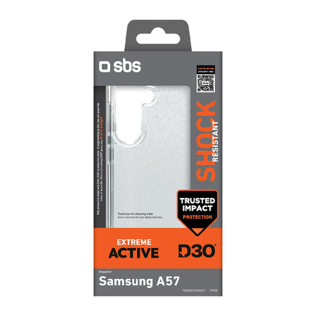 SBS - Hülle Extreme Active D3O für Samsung Galaxy A57, schwarz