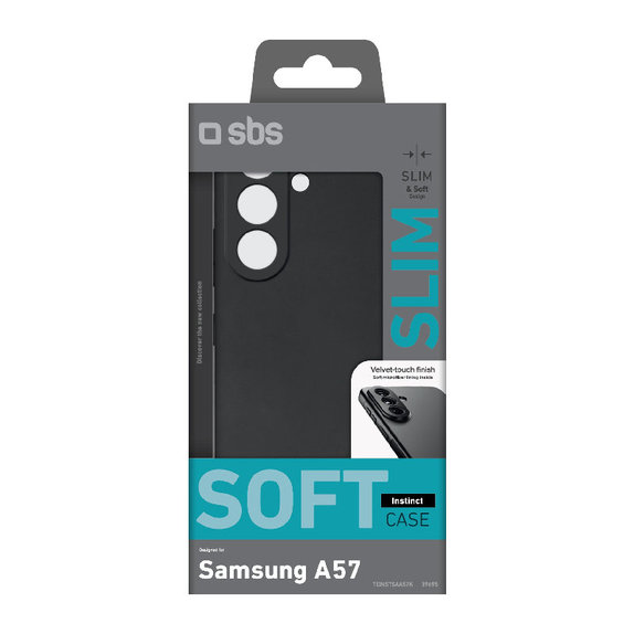 SBS - Hülle Instinct für Samsung Galaxy A57, schwarz