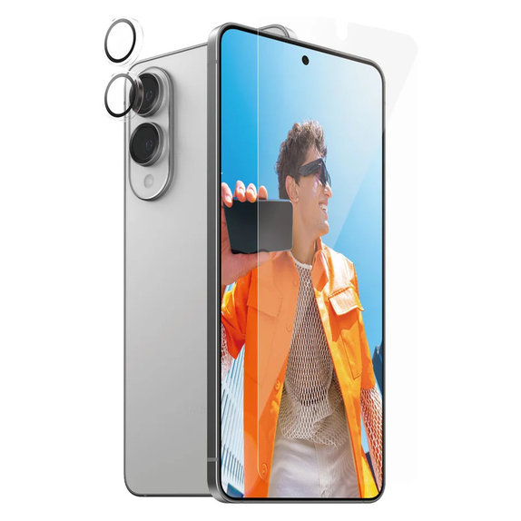 Bundle 2-in-1 für Samsung Galaxy S25 Edge, PanzerGlass