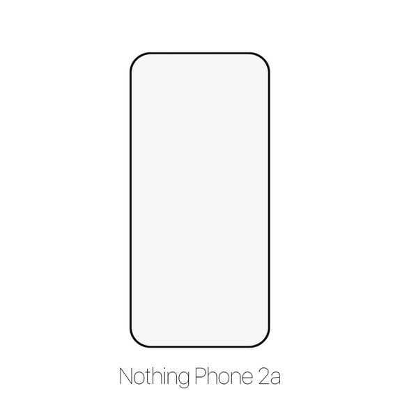 FixPremium FullCover Glass - Gehärtetes Glas für Nothing Phone (2a)