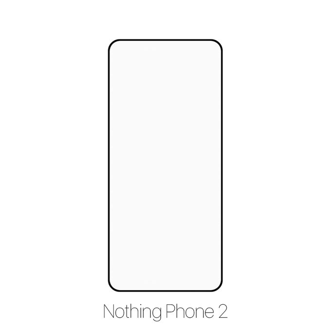 FixPremium FullCover Glass - Gehärtetes Glas für Nothing Phone 2