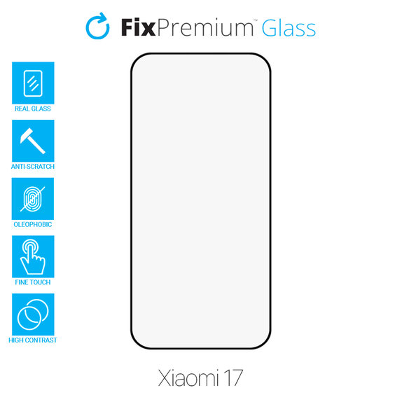 FixPremium FullCover Glass - Gehärtetes Glas für Xiaomi 17