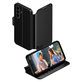 Hülle Wallet Kickstand für Samsung Galaxy A27, Schwarz, PanzerGlass