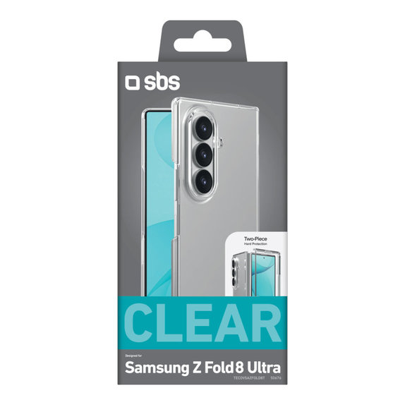 Hülle Crystal für Samsung Galaxy Z Fold8 Ultra, Transparent, SBS