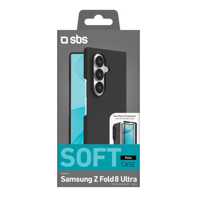 Hülle Instinct für Samsung Galaxy Z Fold8 Ultra, Schwarz, SBS