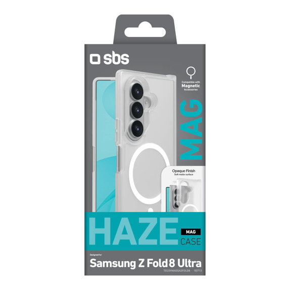Hülle Haze Mag für Samsung Galaxy Z Fold8 Ultra, Transparent, SBS