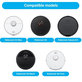 Ersatzteilset für Xiaomi Roborock S5 Max, S6, S6 MaxV, S6 Pure, Xiaowa E3 (2x Hauptbürste, 4x Filter, 4x Seitenbürste – schwarz)