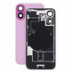 Glas der Rückabdeckung für iPhone 16, Pink, Pulled A