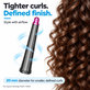 Langer Lockenaufsatz für Dyson Airwrap HS01, HS05, 20 mm, Nickel / Fuchsia