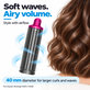 Kurzer Lockenaufsatz für Dyson Airwrap HS01, HS05, 40 mm, Nickel / Fuchsia