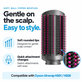 Weiche Smoothing-Bürste für Dyson Airwrap HS01, HS05, Iron / Fuchsia