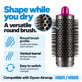 Mittlere runde Volumenbürste für Dyson Airwrap HS01, HS05, Iron / Fuchsia