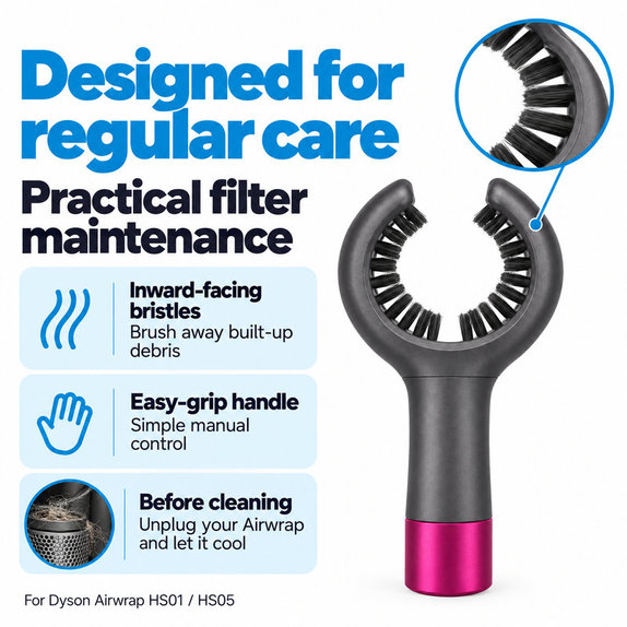 Filter-Reinigungsbürste für Dyson Airwrap HS01, HS05