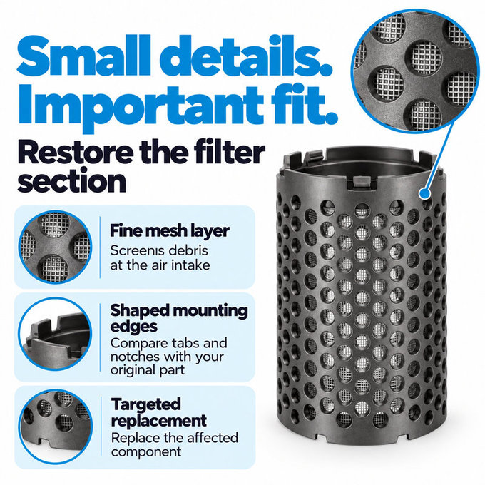 Inneres Filtergitter für Dyson Airwrap HS01, HS05
