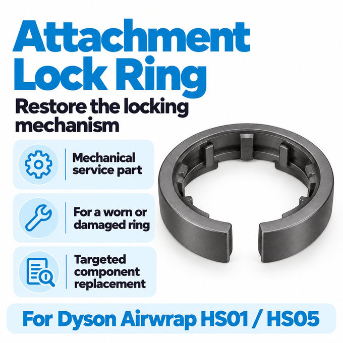 Verriegelungsring für Aufsatz für Dyson Airwrap HS01, HS05