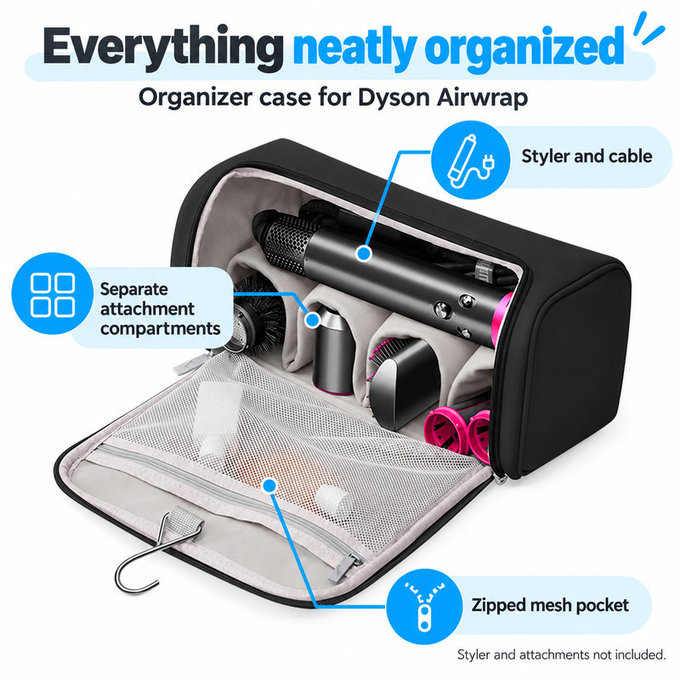 Organizer-Koffer für Dyson Airwrap