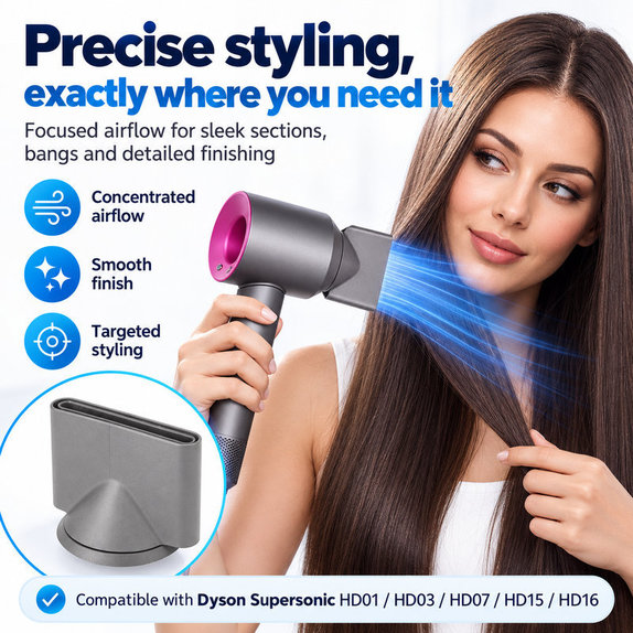 Styling-Düse für Dyson Supersonic HD01, HD03, HD07, HD15, HD16