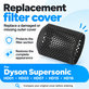Filterabdeckung für Dyson Supersonic HD01, HD03, HD07, HD15, HD16, Iron / Fuchsia