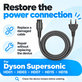 Netzkabel für Dyson Supersonic HD01, HD03, HD07, HD15, HD16