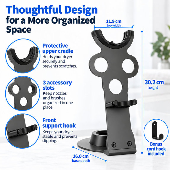 Universeller Organizer-Ständer für Dyson Styling-Zubehör