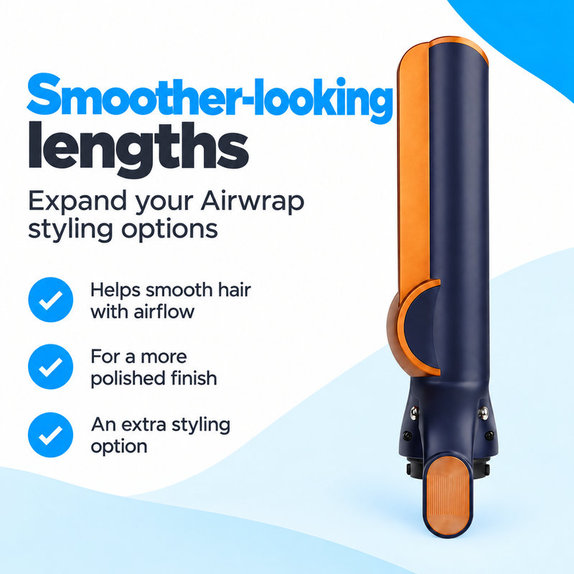 Haarglättungsaufsatz für Dyson Airwrap HS01, HS05, HS08